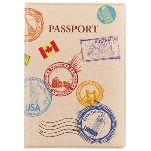 Обложка на паспорт «Печати разных стран»