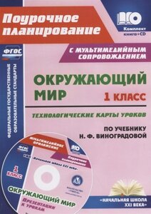 Окружающий мир. 1 класс. Технологические карты уроков по учебнику Н. Ф. Виноградовой. Презентации к урокам в мультимедийном приложении