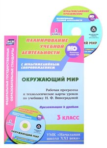 Окружающий мир. 3 класс: рабочая программа и технологические карты уроков по учебнику Н. Ф. Виноградовой. Презентации к урокам