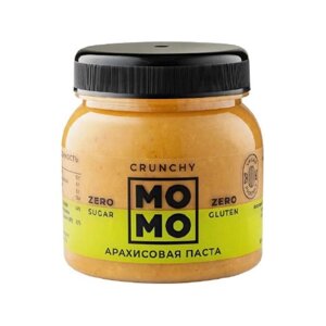 Паста арахисовая МОМО Crunchy с кусочками арахиса 250 г