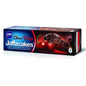 Печенье бисквитное Jaffa cakes Шоколад, Вишня, 155 г