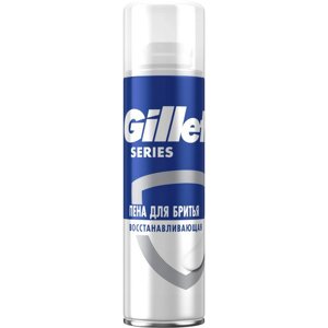 Пена для бритья Gillette восстанавливающая с экстрактом зеленого чая 200 мл