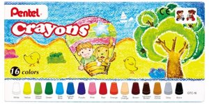 Pentel Восковые мелки Crayons 16 шт.