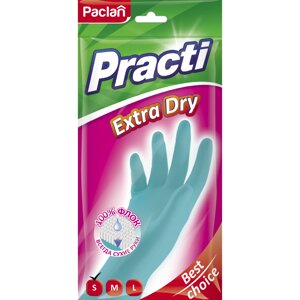 Перчатки резиновые Paclan Extra dry