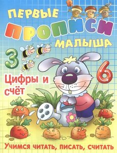 Первые прописи малыша. Цифры и счет. Учимся читать, писать, считать