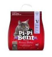 Pi-Pi-Bent / Наполнитель для кошачьего туалета ПиПиБент Нежный Прованс Комкующийся