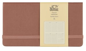 Планинг недат. 64л Joy Book горячий шоколад, карманный, иск. кожа 7Б, скругл. углы, тонир. блок, резинка, офсет, ляссе