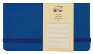 Планинг недат. 64л Joy Book синее озеро, карманный, иск. кожа 7Б, скругл. углы, тонир. блок, резинка, офсет, ляссе