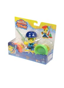 Play-Doh Игровой набор Фигурки в ассортименте (В5960EU4) (2 банки пластилина, игрушка) (56 г) (Play-Doh Town) (3+упаковка) (Hasbro)
