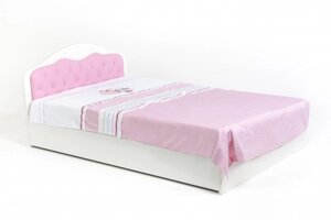 Подростковая кровать ABC-King Princess со стразами Сваровски и подъемным механизмом 190x120 см