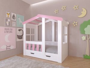 Подростковая кровать РВ-Мебель Астра домик с ящиком