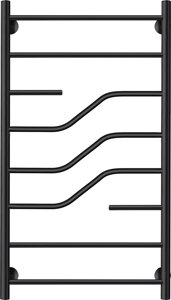 Полотенцесушитель электрический Secado Риволи 100x50, черный, R Риволи 100/50, электрический R, ЧЕРНЫЙ МАТОВЫЙ