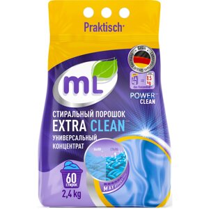 Порошок стиральный Meine Liebe Extra Clean концентрат универсальный 2,4 кг