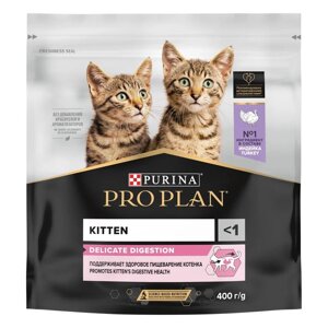 PRO PLAN DELICATE / Сухой корм ПРО ПЛАН для котят при чувствительном пищеварении с индейкой