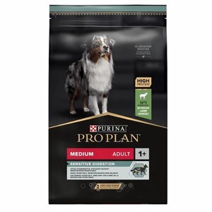 PRO PLAN OPTI DIGEST / Сухой корм ПРО ПЛАН для взрослых собак средних пород при чувствительном пищеварении с ягненком