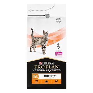 PRO PLAN veterinary DIETS OM ST\OX obesity management / сухой корм про план ветеринарная диета для взрослых кошек для снижения избыточной массы тела