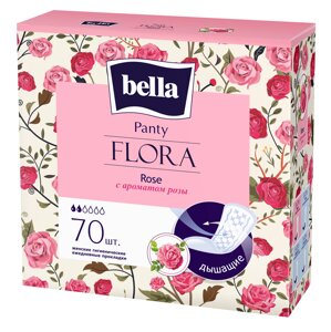 Прокладки ежедневные Bella Panty Flora Rose Роза 70 шт
