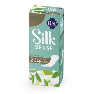 Прокладки ежедневные Ola! Silk Sense Daily Deo Зеленый чай 20 шт