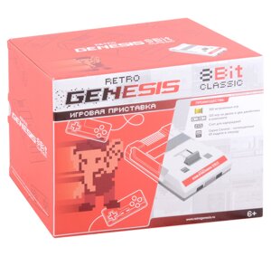 Retro Genesis 8 Bit Classic+300 игр (AV кабель, 2 проводных джойстика)