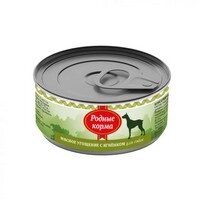 Родные Корма / Консервы Мясное угощение для собак с Ягненком (цена за упаковку)