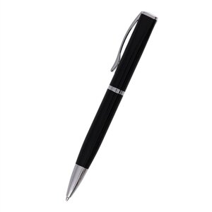 Ручка «Business» чёрная с белым металлом в подарочной упаковке