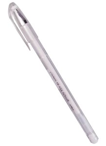 Ручка гелевая Hi-Jell Pastel пастель белая, 0,8мм