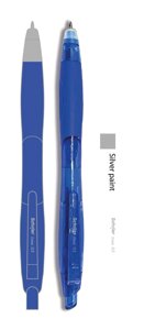Ручка гелевая сo стир. чернилами синяя Write and Wipe 0,5мм, тонир. корпус, Schiller
