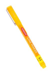 Ручка капиллярная Graphik Line Maker 0.3 желтый