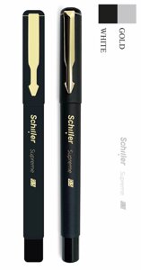 Ручка шариковая черная 0,5мм, soft tuch, Schiller (Bailing niao 21259) 12