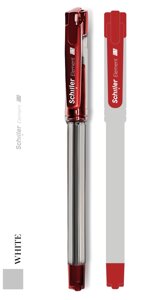 Ручка шариковая Schiller, Element, автоматическая красная, 0,5 мм