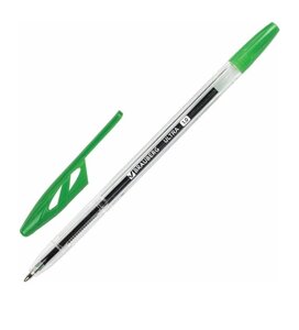 Ручка шариковая зеленая ULTRA узел 1,0мм, BRAUBERG