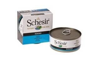 Schesir / Влажный корм Консервы Шезир для собак Тунец (цена за упаковку)