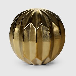Шар Dekor pap декоративный золотой 12,5 см