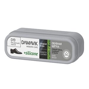 Щетка для обуви Damavik Silicone с пропиткой бесцветная 90