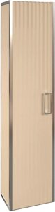 Шкаф-пенал Armadi Art Monaco подвесной, капучино глянец, хром 868-CCR