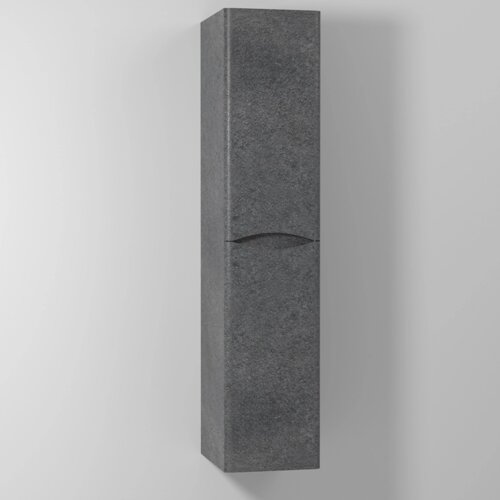Шкаф-пенал Vod-Ok Adel 30 R, с бельевой корзиной, подвесной, серый камень /8828