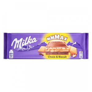 Шоколад молочный Milka с шоколадной и молочной начинкой, 300 г