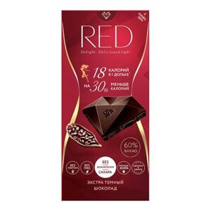 Шоколад Red темный экстра 60% какао, 85 г