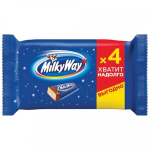 Шоколадные батончики Milky Way, 4х26 г