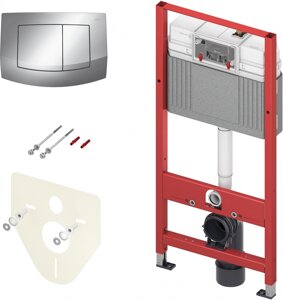 Система инсталляции для унитазов Tece Tecebase kit 9400405 4 в 1 с кнопкой смыва