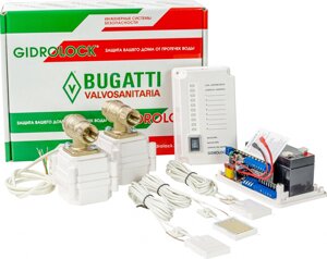 Система защиты от протечек Gidrolock Premium Bugatti 1/2 31201021