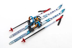 Snowmatic Лыжи Комплект с креплением STEP 100 см