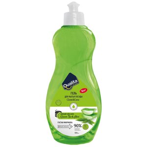 Средство для мытья посуды Qualita Green tea & Aloe 500 мл