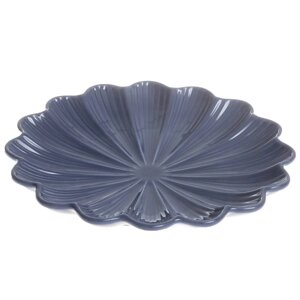 Тарелка для закусок Myatashop Lotus magic 16 см темно-синяя