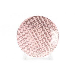Тарелка La Rose des Sables Розовый лабиринт 27 см
