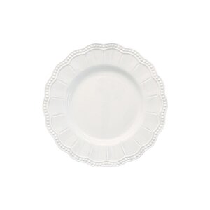 Тарелка закусочная Easy life elite белый 21 см