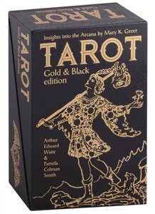 Tarot Gold Black edition / Таро Золото на Черном ( 78 карт и книга на английском языке)
