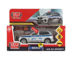 Технопарк Машина BMW X5 M-sport полиция 12 см