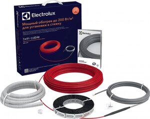 Теплый пол Electrolux Twin Cable ETC 2-17-100 с терморегулятором