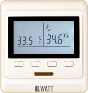 Терморегулятор IQ Watt Thermostat P кремовый E53.716 (крем.)